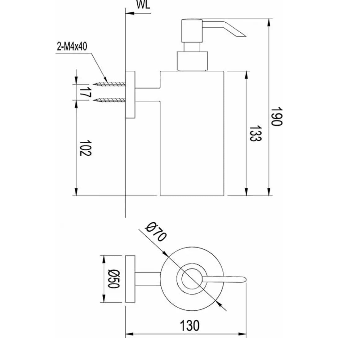 Hộp Xà Phòng Nước Inax KFV-25AY