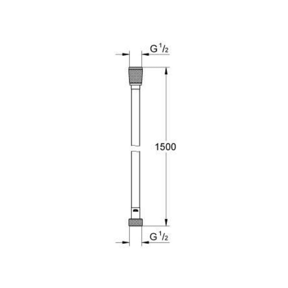 Dây sen tắm Silverflex 1500mm GROHE 28364001