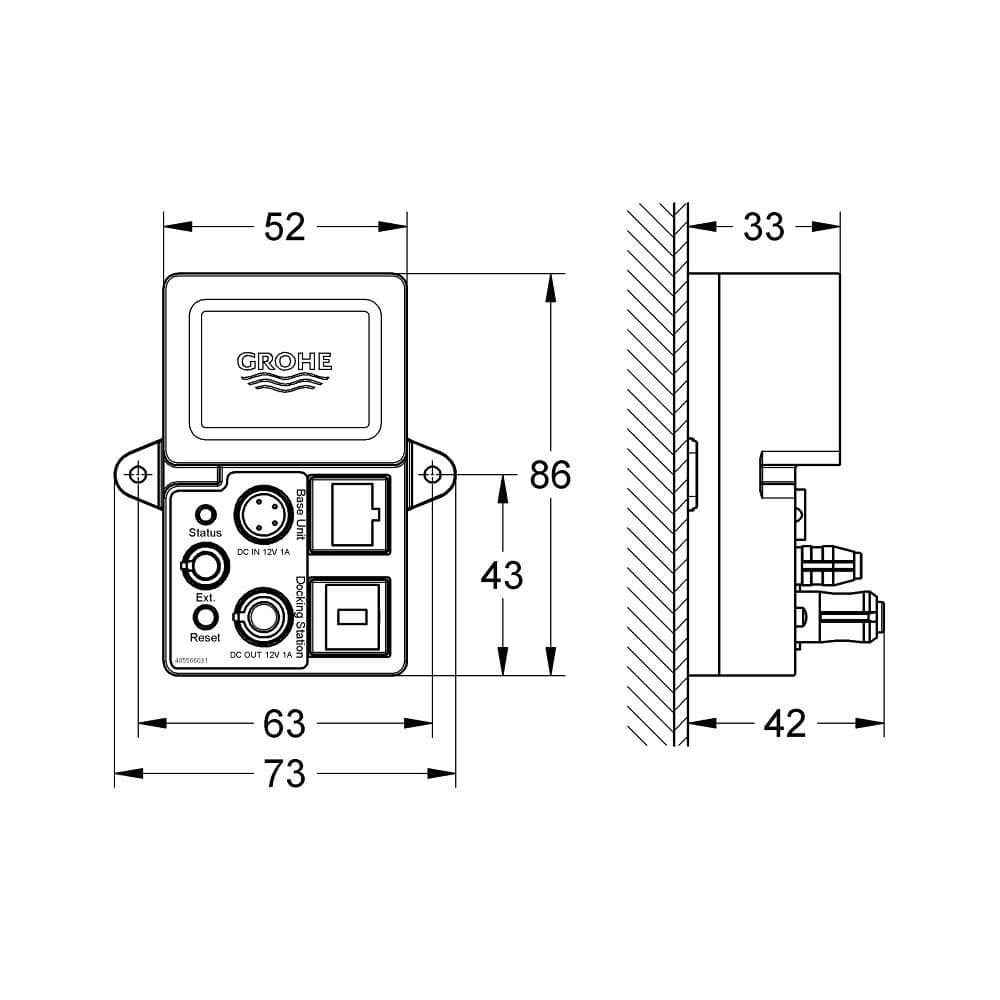 Bộ điều khiển bluetooth F-Digital Deluxe GROHE 36371000
