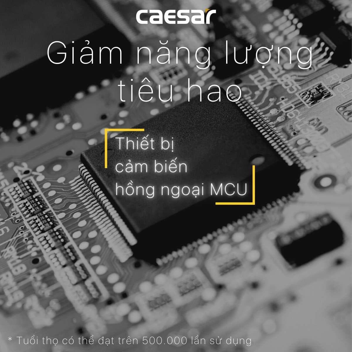 Van xả tiểu cảm ứng dùng điện Caesar A637