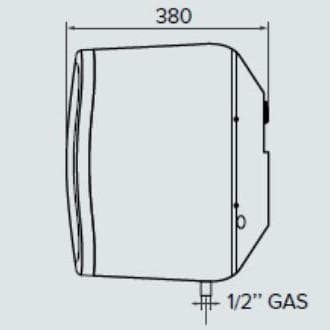 Máy nước nóng gián tiếp Ariston Andris2 R 15L