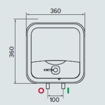 Máy nước nóng gián tiếp Ariston Andris2 RS 15L