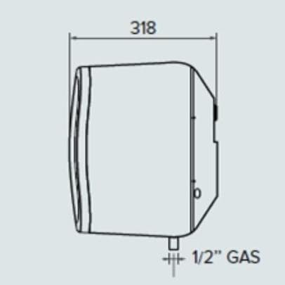 Máy nước nóng gián tiếp Ariston Andris2 RS 15L