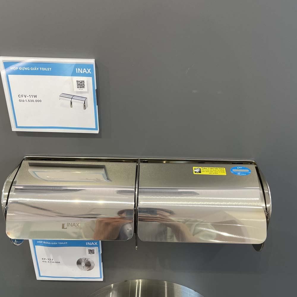 Hộp đựng giấy vệ sinh inox Inax CFV-11W