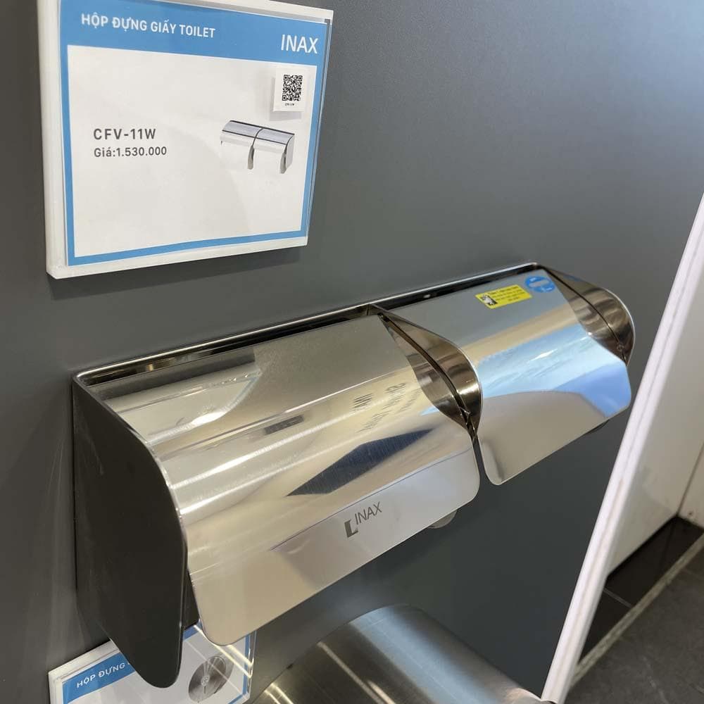 Hộp đựng giấy vệ sinh inox Inax CFV-11W