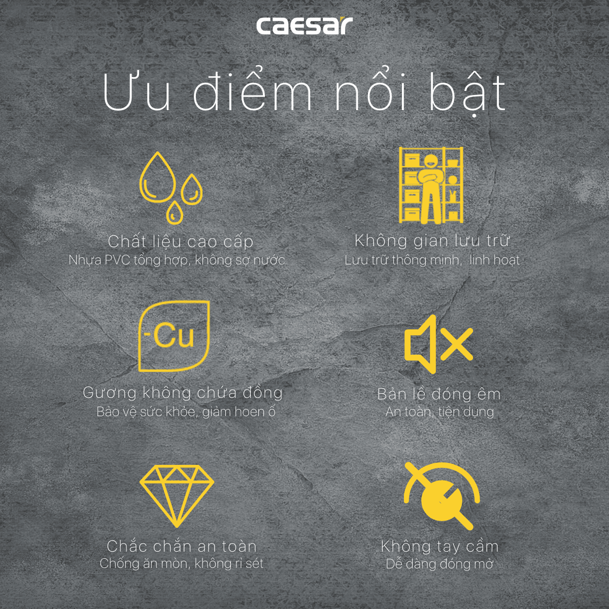 Tủ gương treo tường Caesar EM0145V 40cm