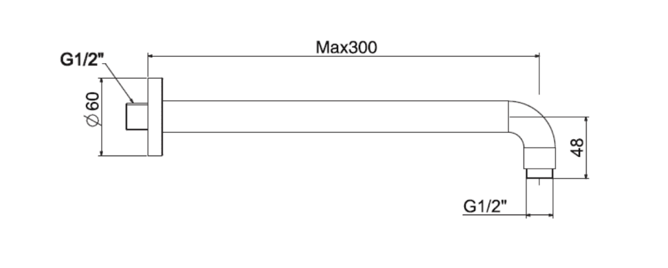 Cần sen thanh nối bát sen American Standard FFAS9909HG