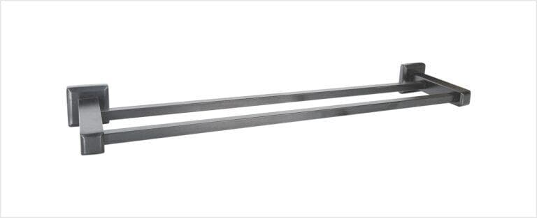 Máng khăn đơn mạ đen Hoàng Thiện HT802