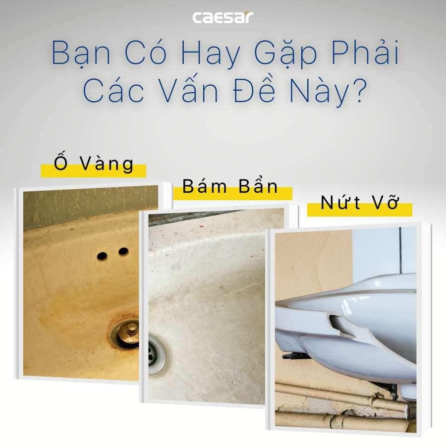Tủ chậu cabinet treo Caesar L5022+EH15022AV 50cm