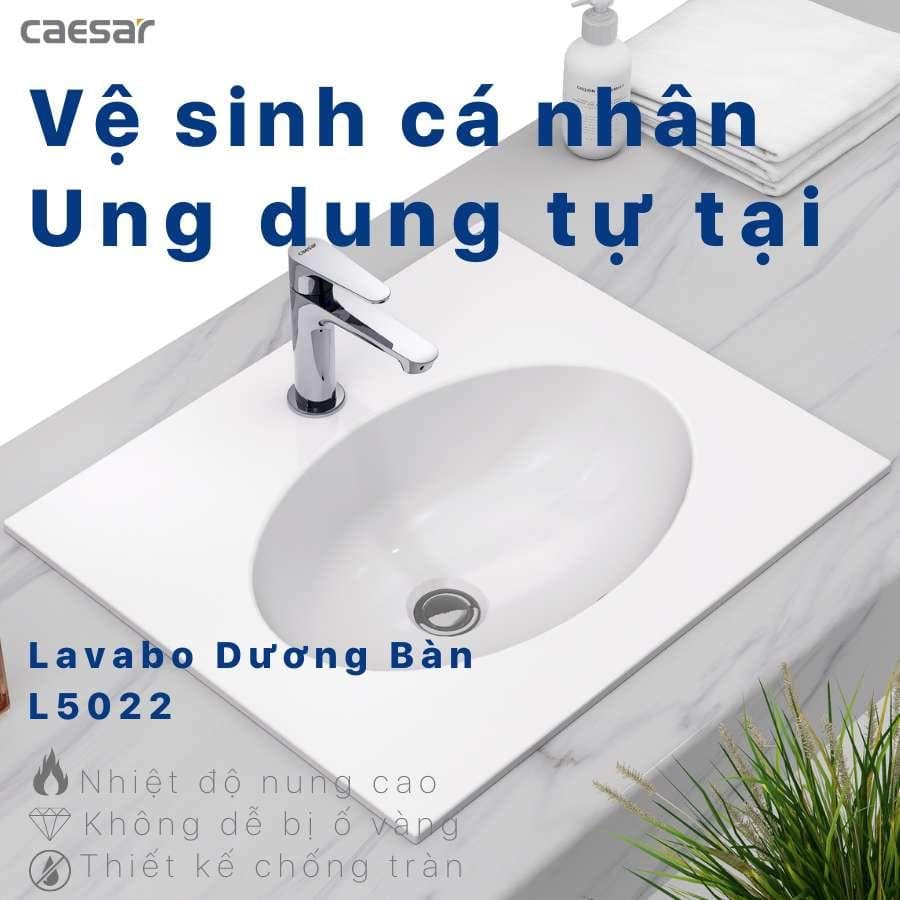 Tủ chậu cabinet treo Caesar L5022+EH15022AW7V 50cm