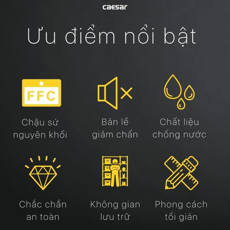 Tủ chậu cabinet treo Caesar LF5028+EH15028AV 100cm