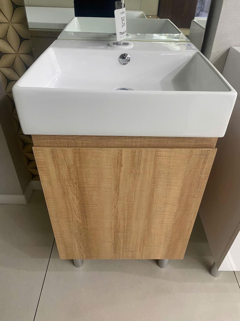 Tủ chậu cabinet treo Caesar LF5263+EH05263AW7V 50cm