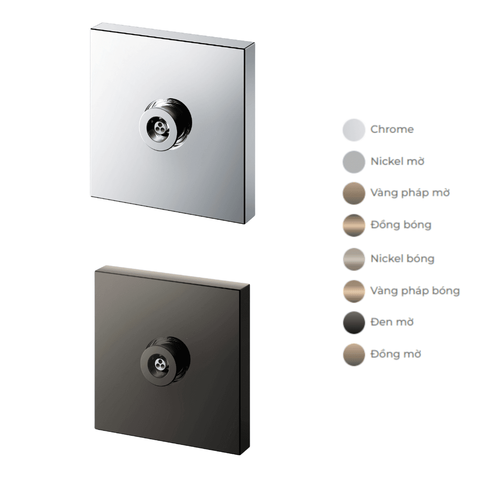 Đầu phun sen âm tường dáng vuông TOTO TBW08008A#BBR G Selection
