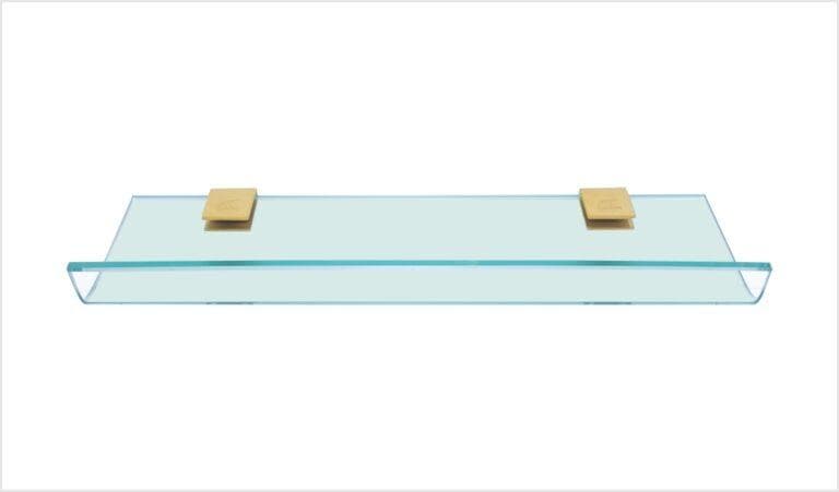 Kệ kính cong mạ vàng PVD Hoàng Thiện HT5025