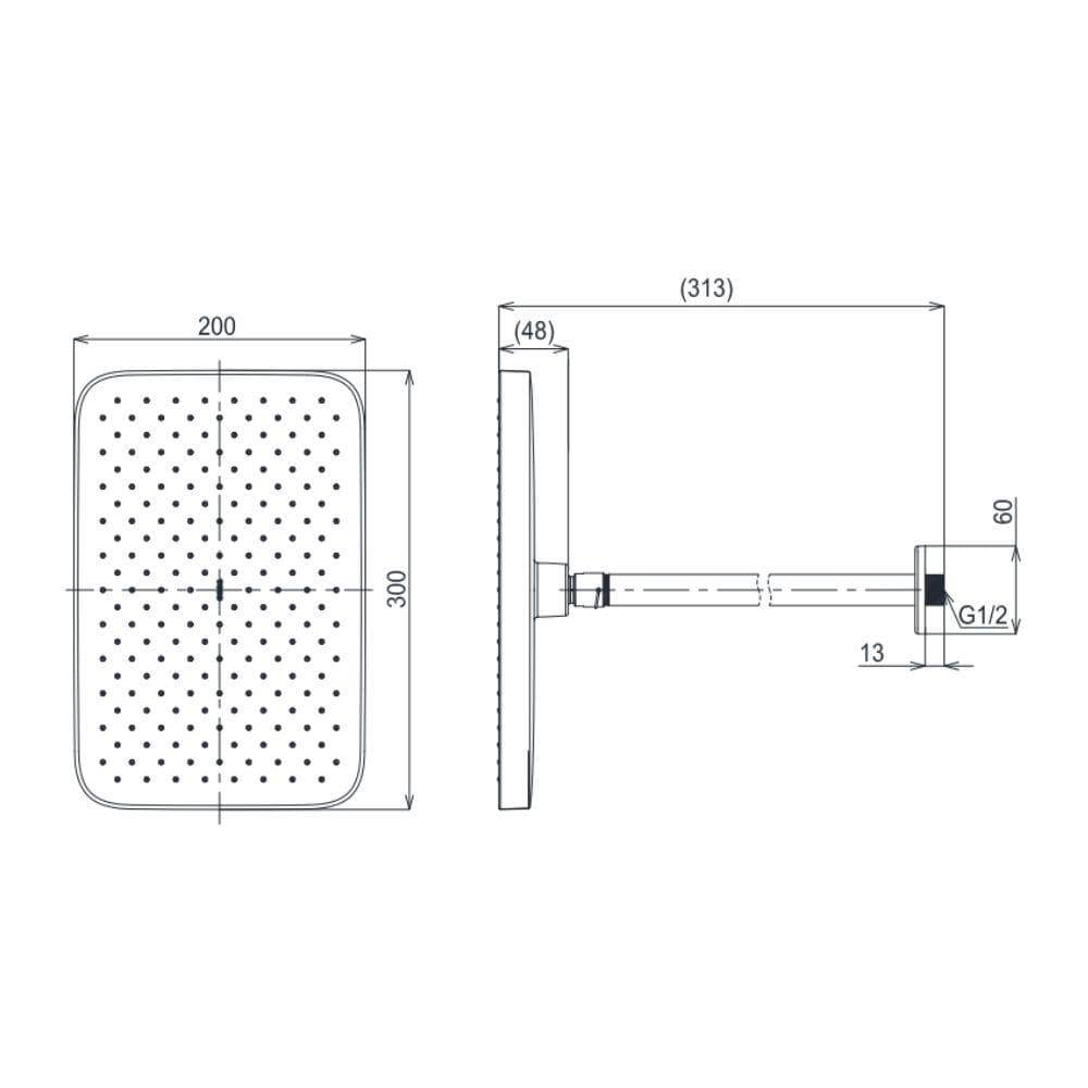 Bát sen gắn trần TOTO TBW10030V