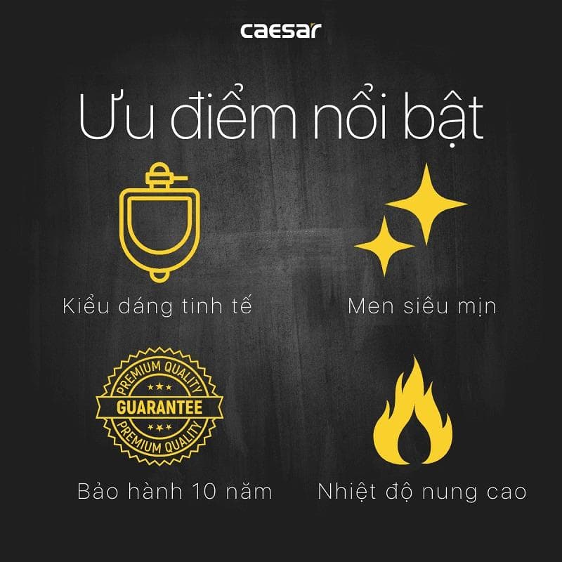 Bồn tiểu nam đặt sàn Caesar U0239