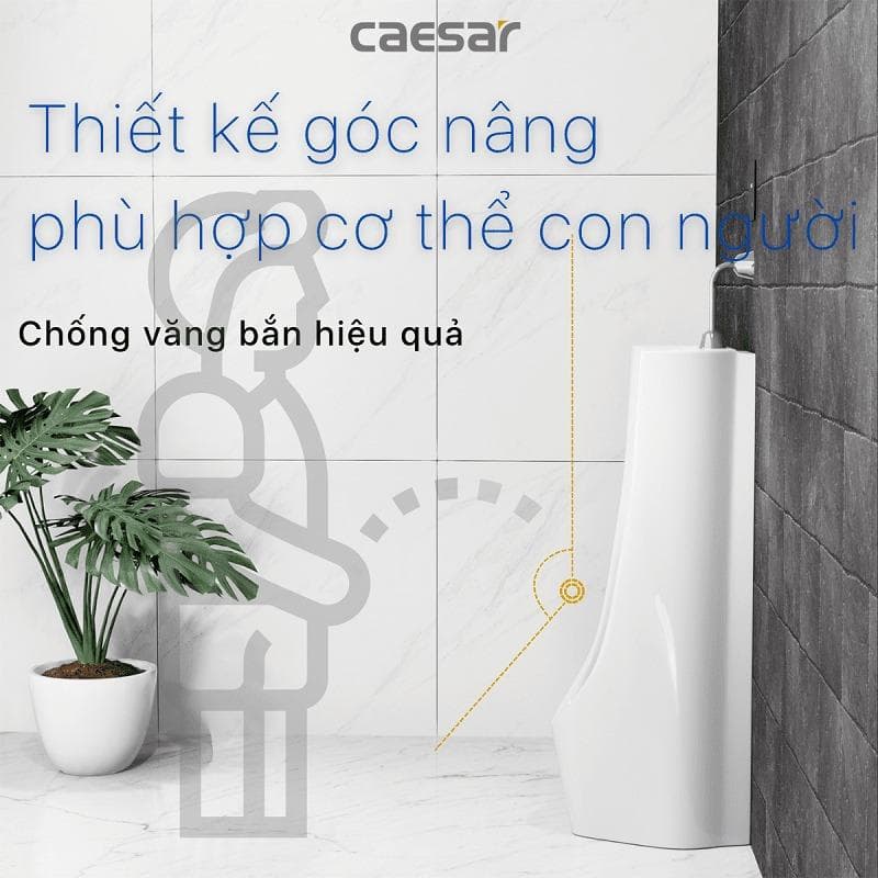 Bồn tiểu nam đặt sàn Caesar U0239