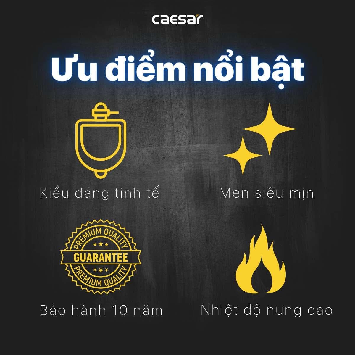 Bồn tiểu nam treo tường Caesar UA0283