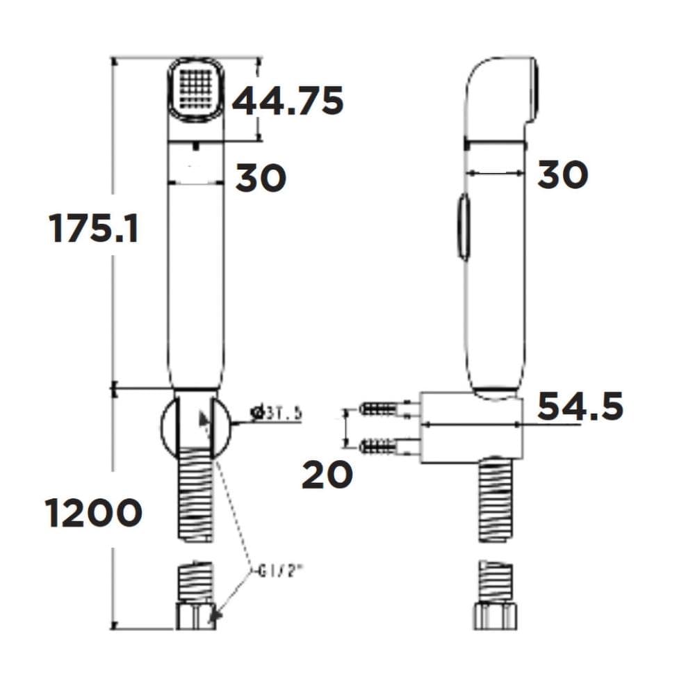 Vòi xịt vệ sinh American Standard WF-TS28B