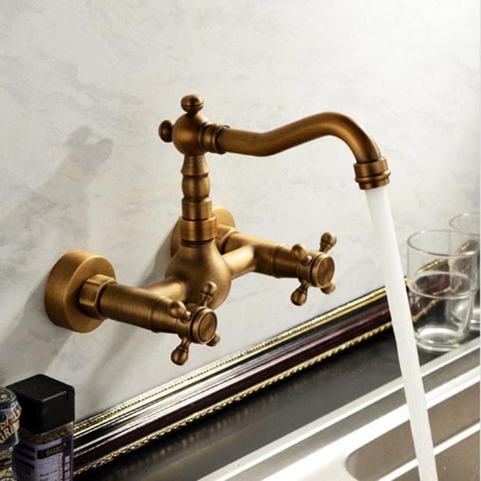 Vòi lavabo van vặn Vòi nóng lạnh Kanly GC-T06