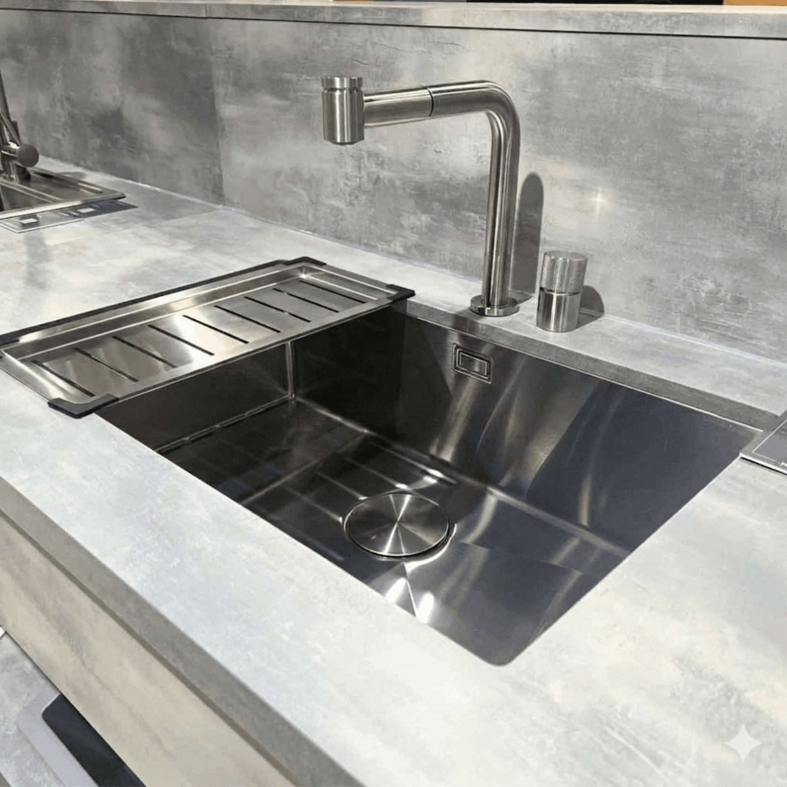 Chậu 1 hộc Inox 304 Malloca MS6070