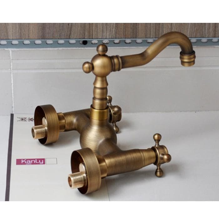 Vòi lavabo van vặn Vòi nóng lạnh Kanly GC-T06