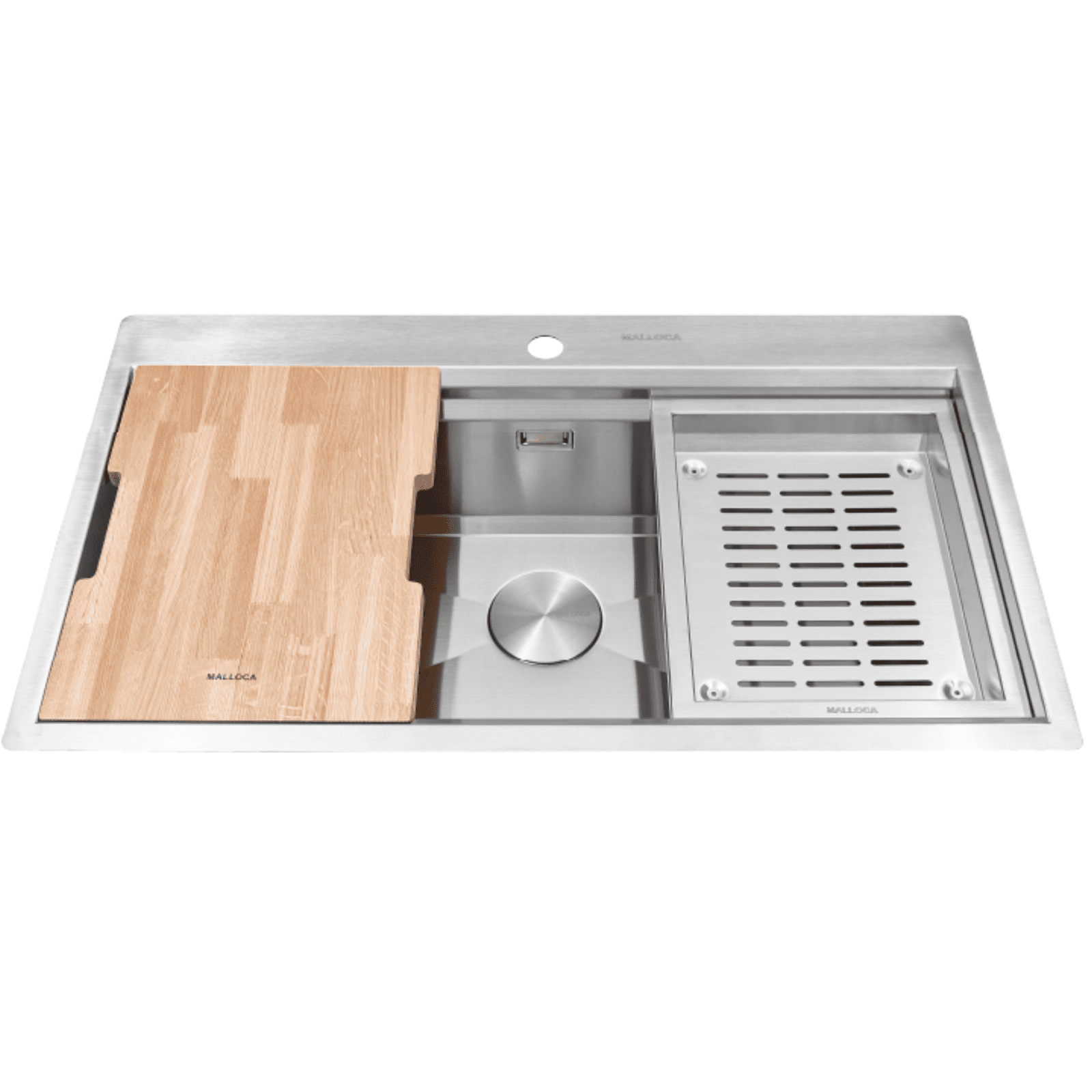 Chậu 1 hộc Inox 304 Malloca MS861