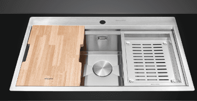 Chậu 1 hộc Inox 304 Malloca MS861