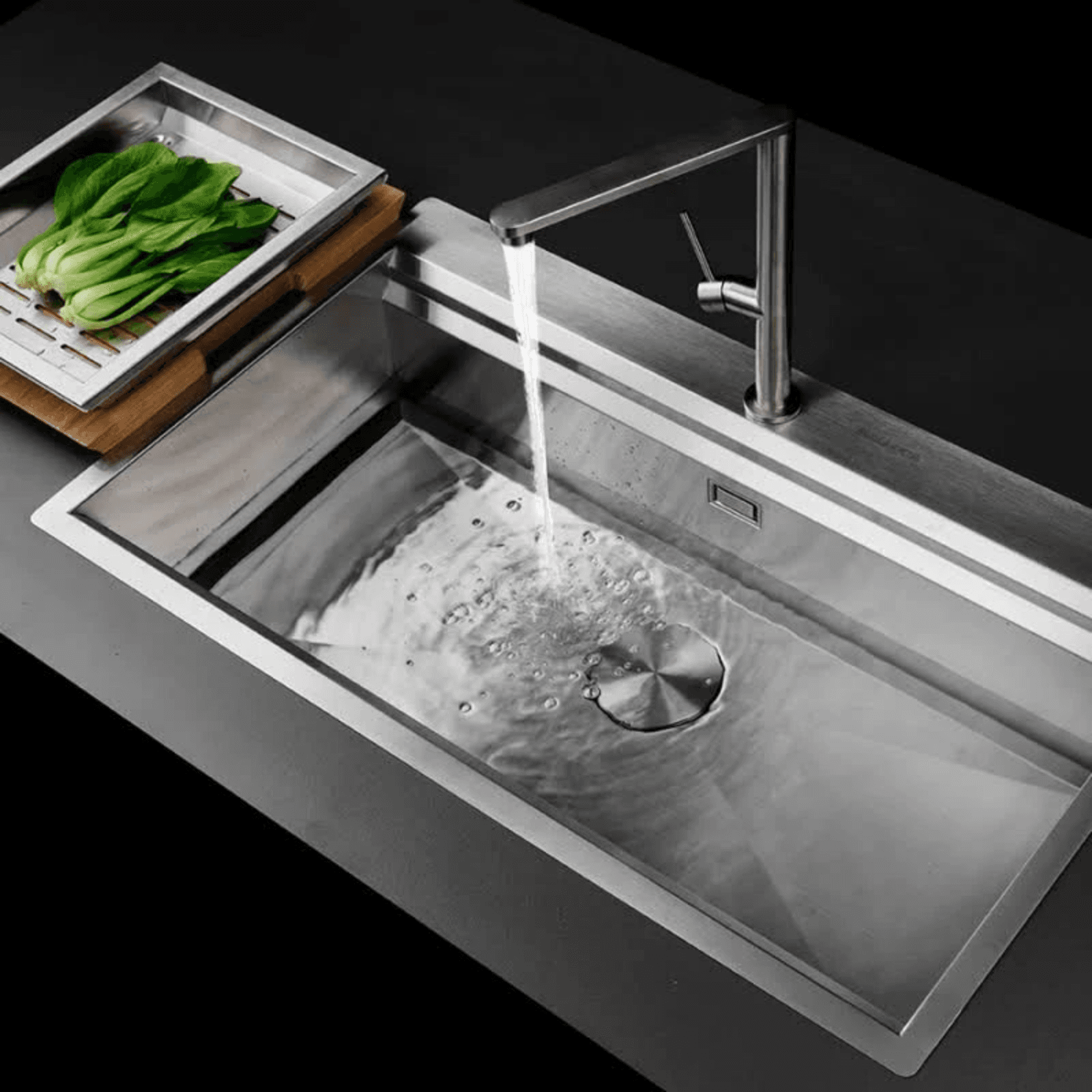 Chậu 1 hộc Inox 304 Malloca MS861