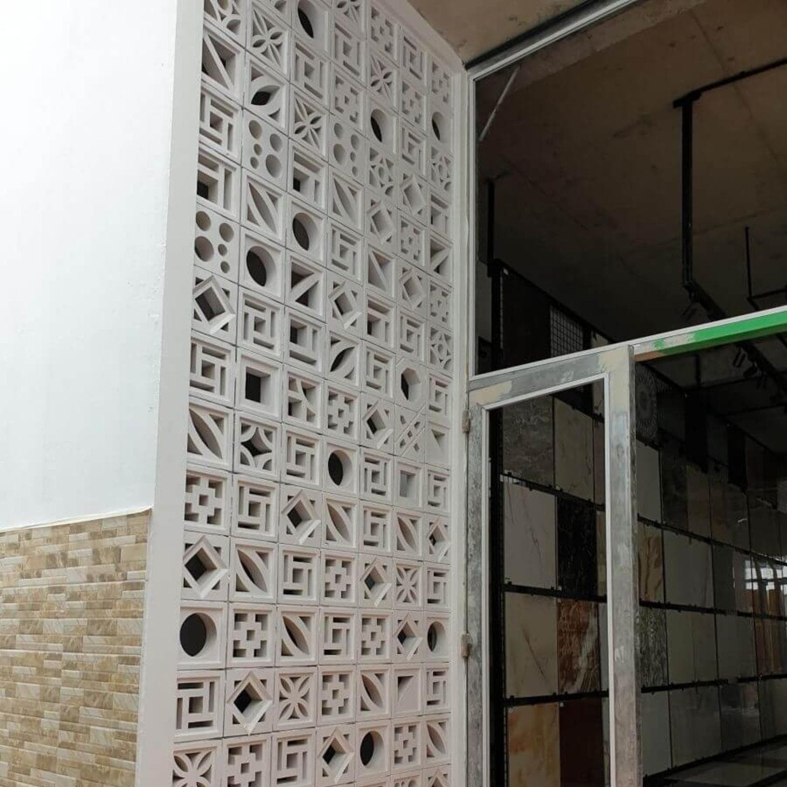 Gạch Bông gió Việt Nam Viettiles Hình học VCB-014-1000