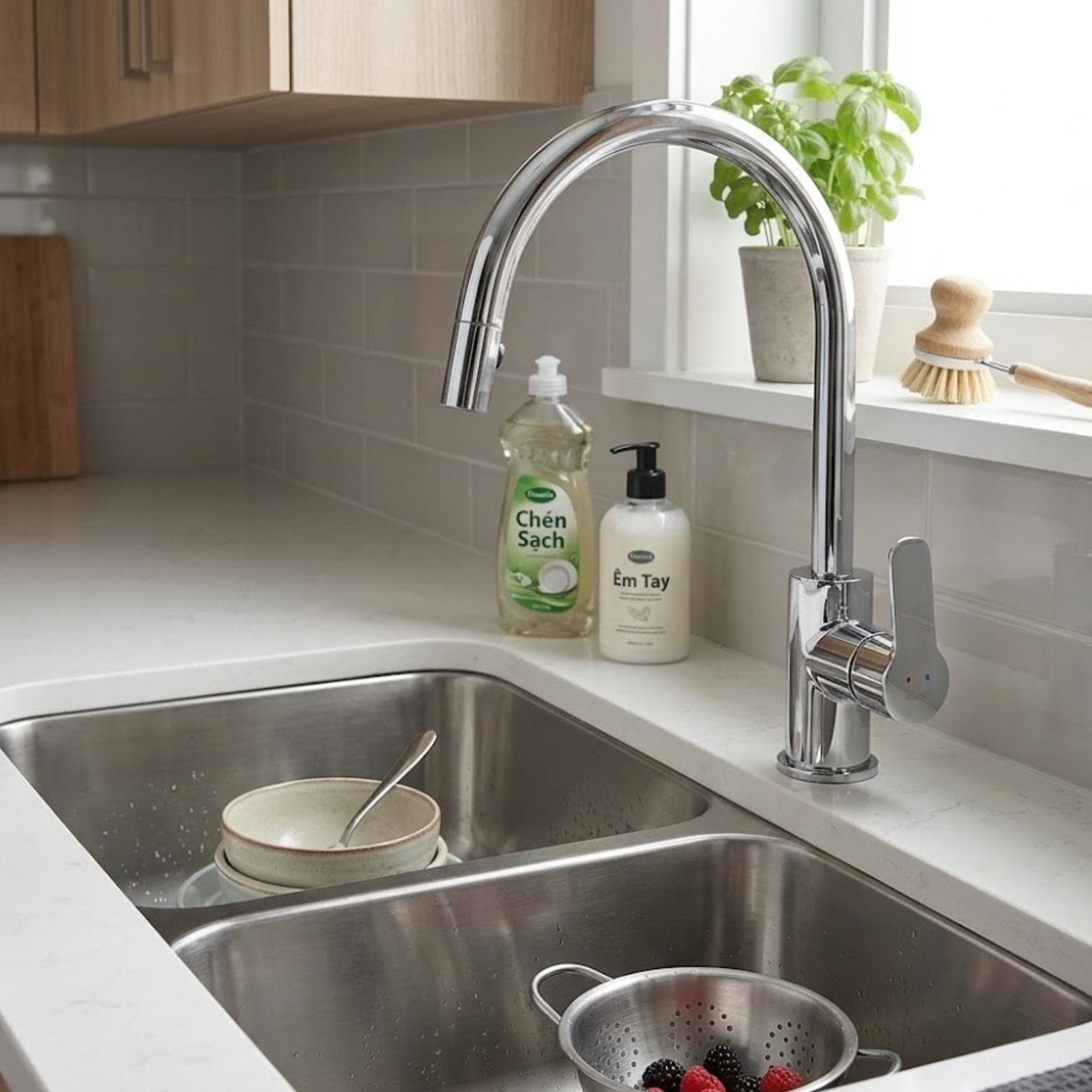 Vòi rửa chén nóng lạnh Inax SFV-800S
