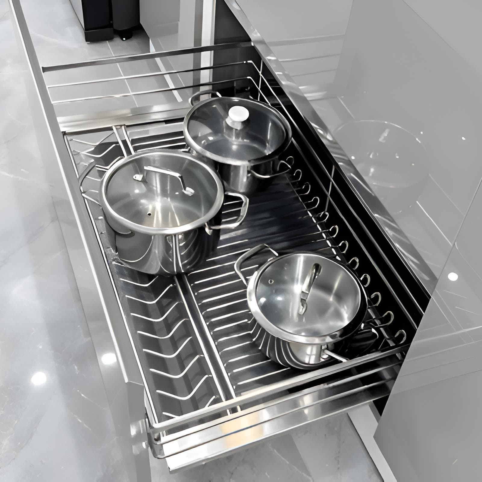 Kệ chén dĩa soong nồi Inox SS304 GrandX XP.90M