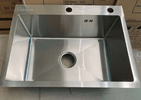 Chậu 1 hộc Inox 304 Sucar LT6045+R