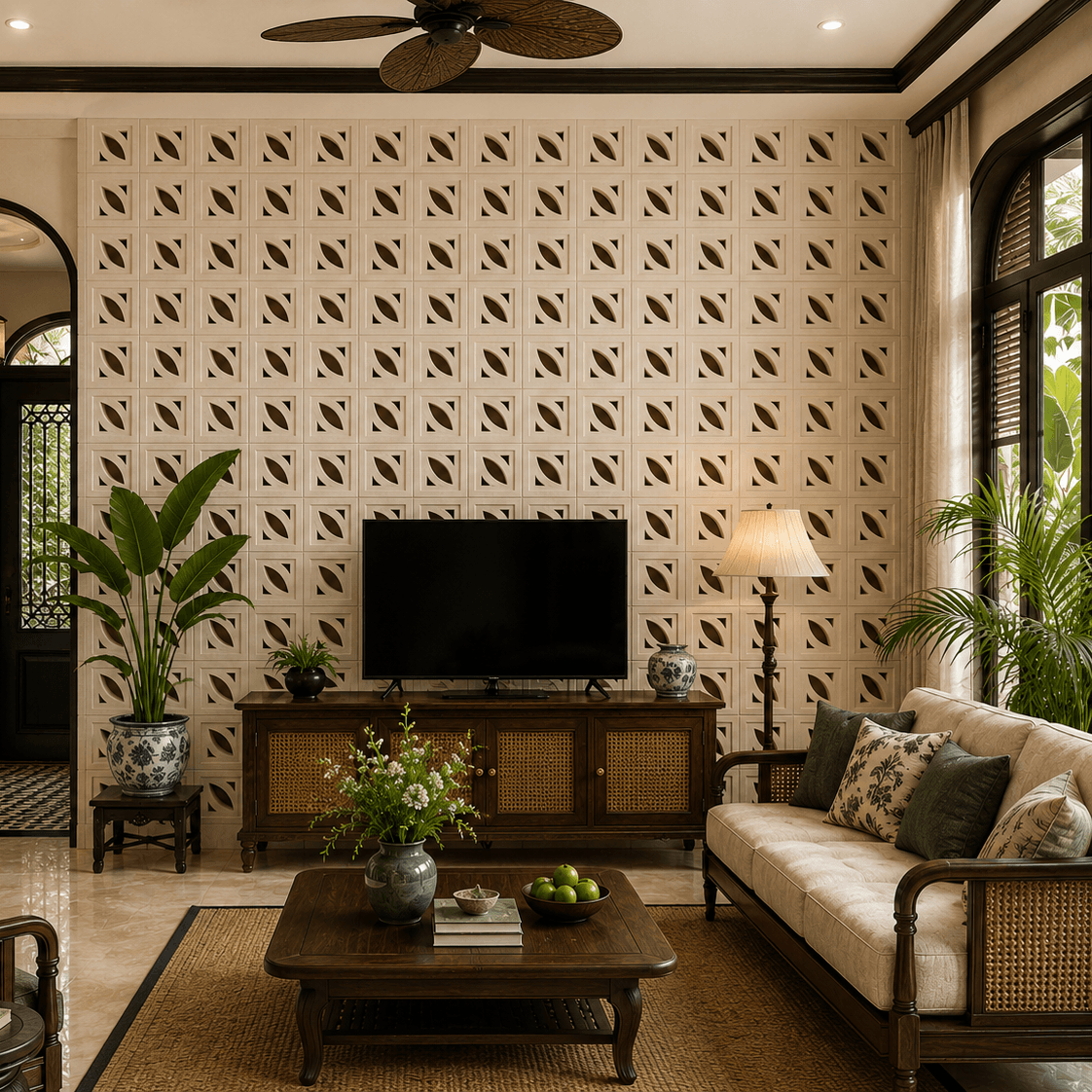 Gạch Bông gió Việt Nam Viettiles VCB-011-1000