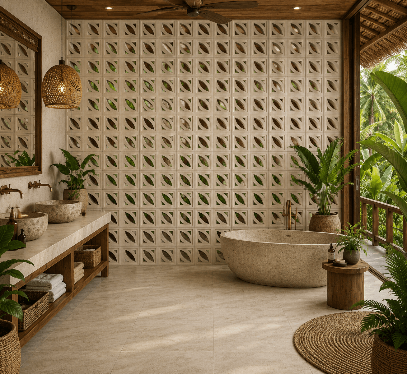 Gạch Bông gió Việt Nam Viettiles VCB-011-1000