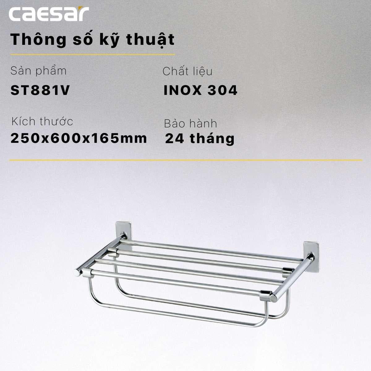 Kệ Treo Khăn CAESAR ST881