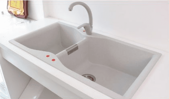 Chậu 2 hộc Đá thạch anh Carysil LAC2-10