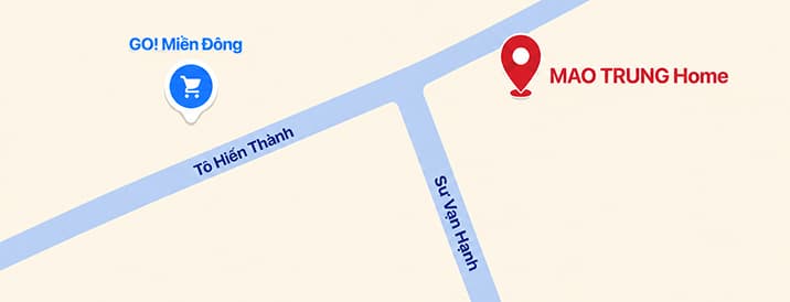 Bản đồ Showroom Mao Trung Home
