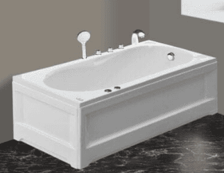 Bồn tắm nằm (Bồn Xây) - Acrylic - KT : 1200x700x540 - EU1-1270_1