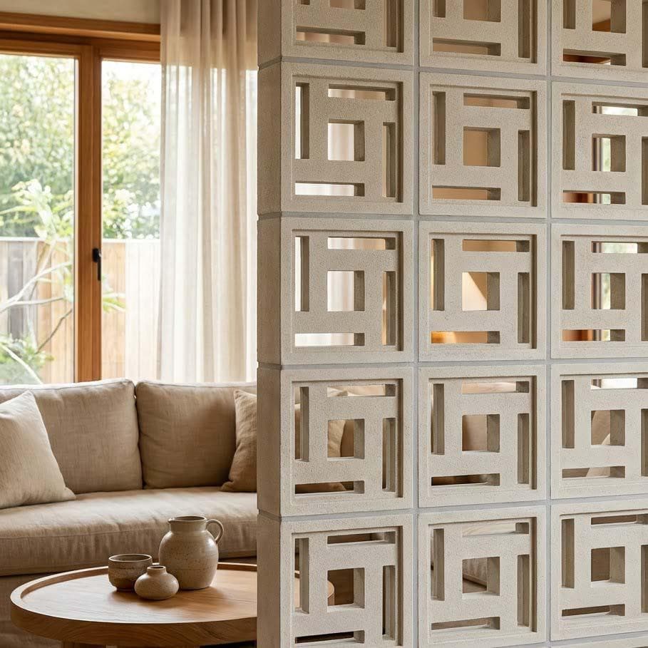 Gạch Bông gió Việt Nam Viettiles Hình học VCB-012-1000