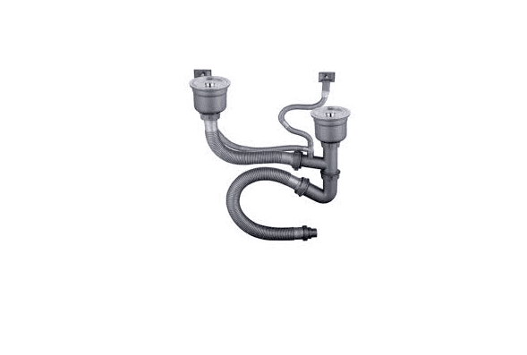 Bộ xả chậu rửa chén đơn Caesar nắp bằng KSF003