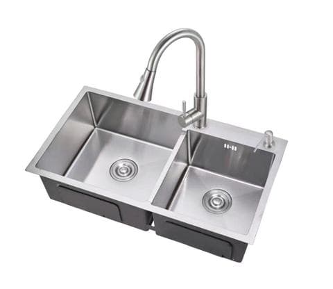 Chậu 2 hộc Inox 304 Sucar LT-8245