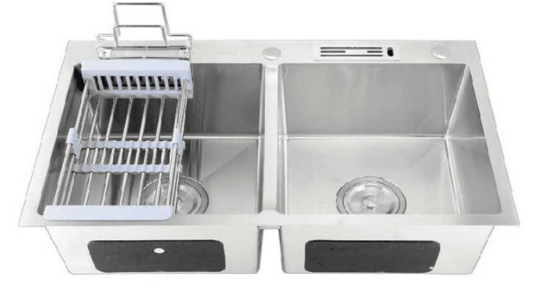 Chậu 2 hộc Inox 304 Roland RL8350V